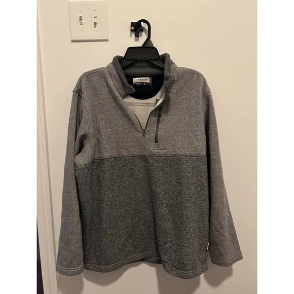 Magellan‎ Outdoors Pullover Sweatshirt Quarter Zip Moisture Wicking M - Picture 1 of 8
